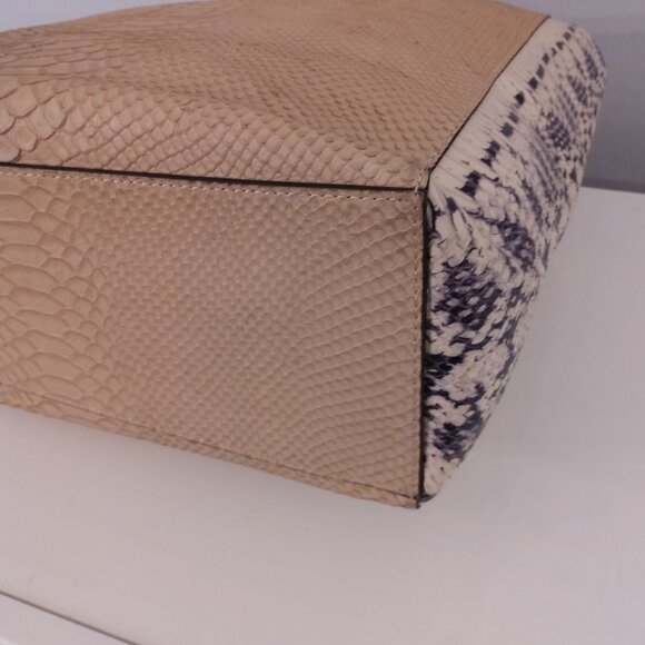 Snakeskin Print Coach Bag - Picture 5 of 14
